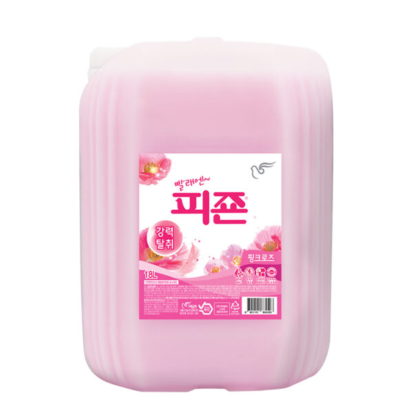 피죤 강력탈취 섬유유연제 말통 핑크로즈, 18L, 1개